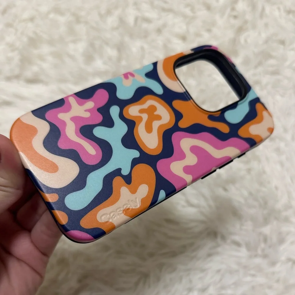 Casely Iphone 15 Pro Case Casley Midnight Color Splash Case Iphone 15 Pro Case